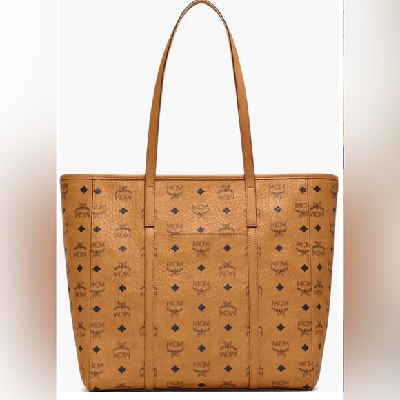 ❌SOLD❌NWT MCM Toni Visetos Coated Canvas Shopper Tote Bag - Picture 15 of 16